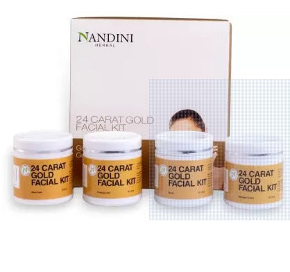 Nandini HERBAL 24 CARAT GOLD FACIAL KIT (330 g) - 1