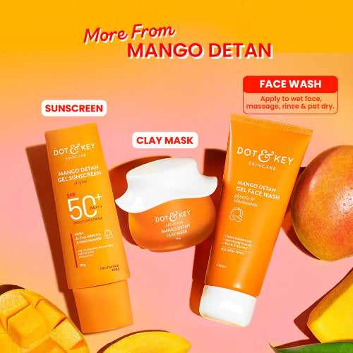 Dot & Key Mango Detan Gel Face Wash – Brightening & Refreshing - 6