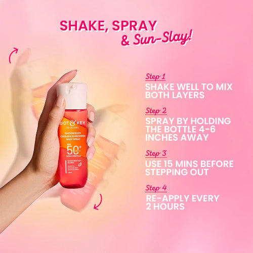 Dot & Key Watermelon Body Sunscreen Spray SPF 50+ PA+++ - 7