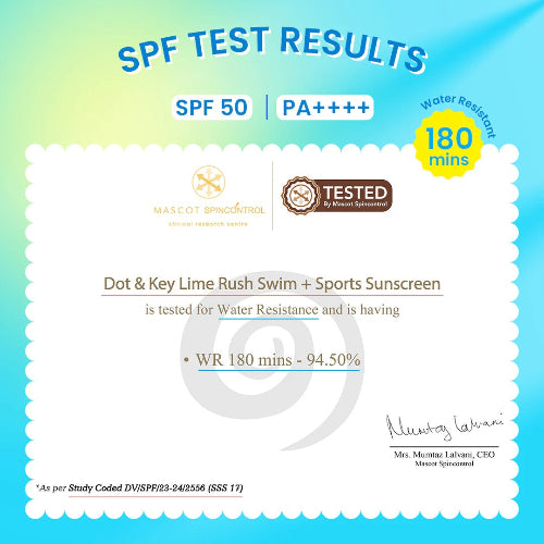 Dot & Key Swim + Sports Sunscreen SPF 50+ (Water Resistant) - 8