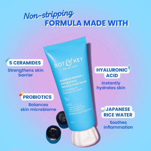 Dot & Key Barrier Repair Gentle Hydrating Face Wash - 6