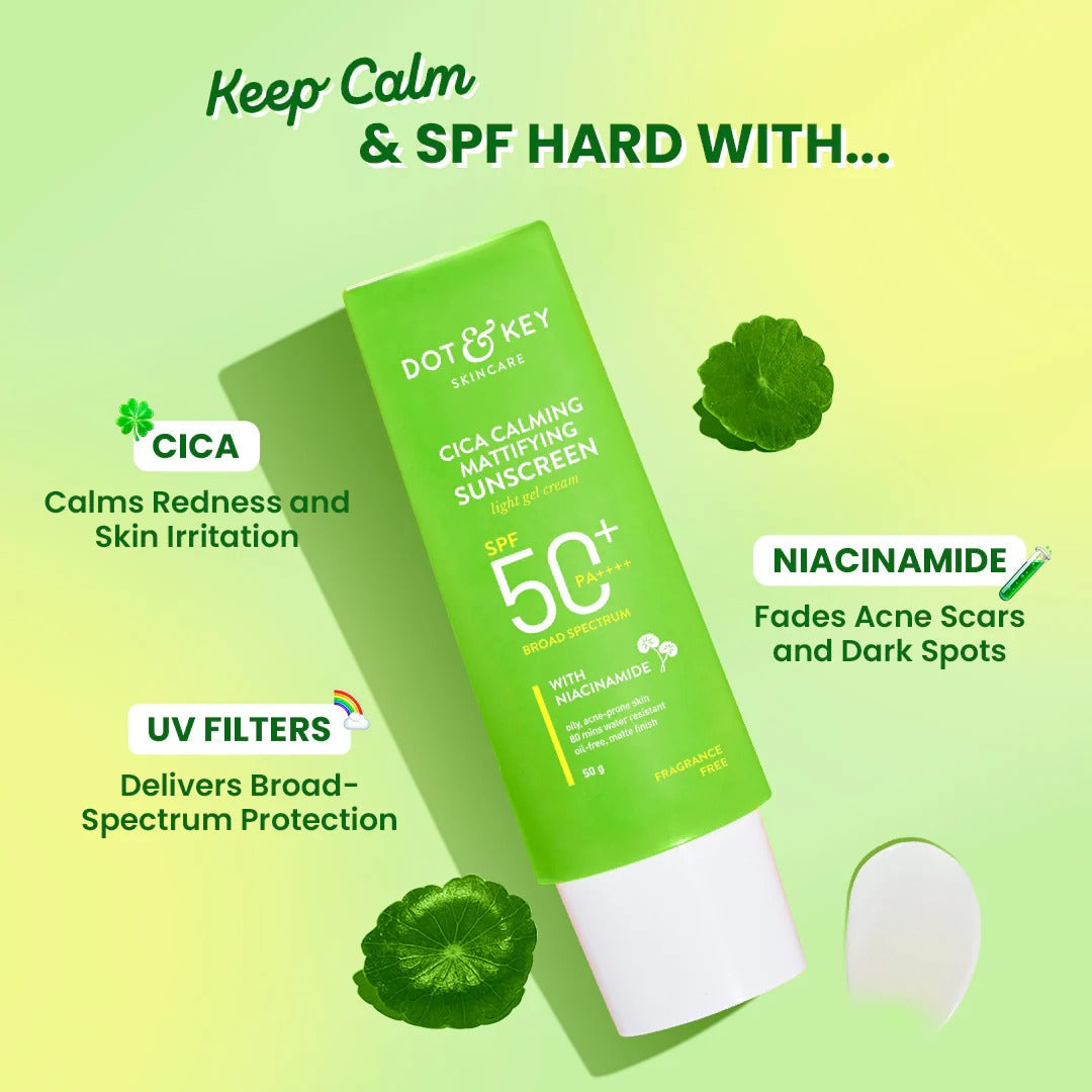 Dot & Key Cica + Niacinamide Matte Sunscreen SPF 50+ PA++++ - 4