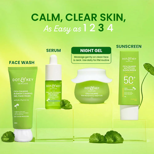 Dot & Key Cica Calming Night Gel (Niacinamide + Green Tea) - 6