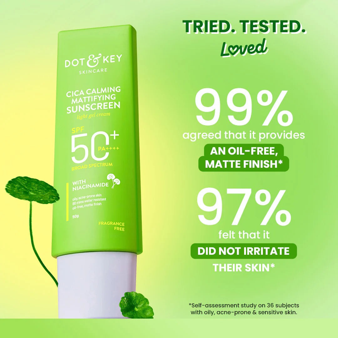Dot & Key Cica + Niacinamide Matte Sunscreen SPF 50+ PA++++ - 6