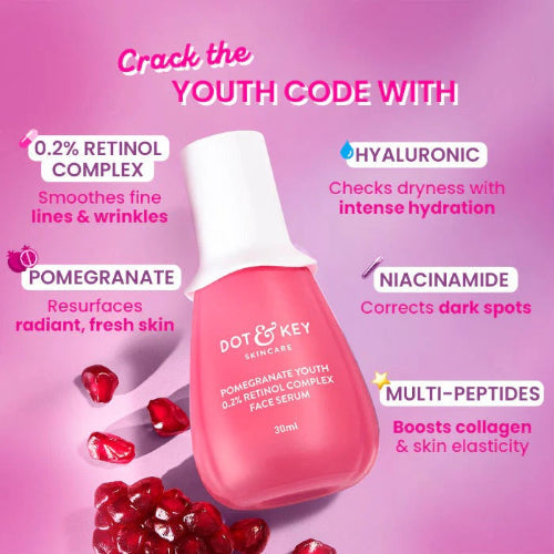 Dot & Key Pomegranate Youth 0.2% Retinol Face Serum - 3