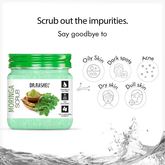 DR.RASHEL Moringa Scrub - 380ml - 3