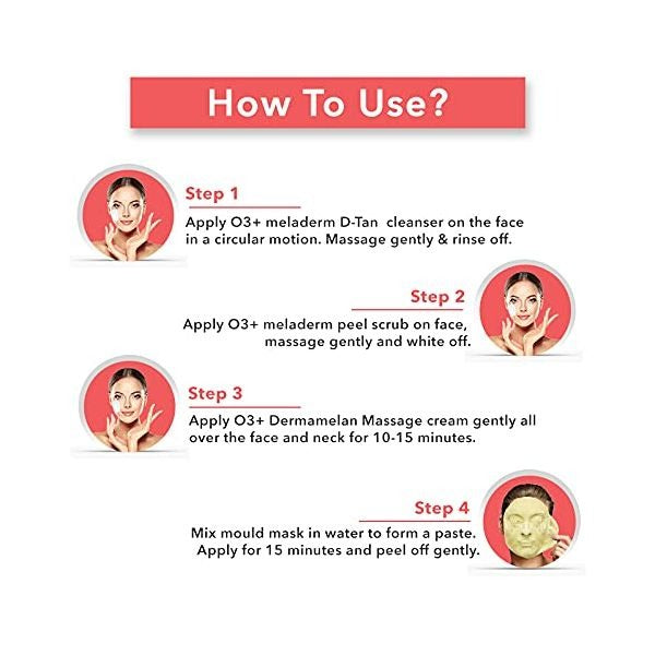 O3+ D-tan Facial Kit With Peel Off Mask - 6
