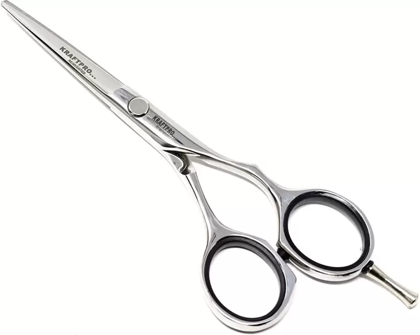 KRAFTPRO Popular Scissor H-5.5" Cutting Scissors ( Experience the Most Advanced Professional Line of Hair Styling Scissors ) (5.5 Inches) Scissors (Set of 1, Steel) - 1