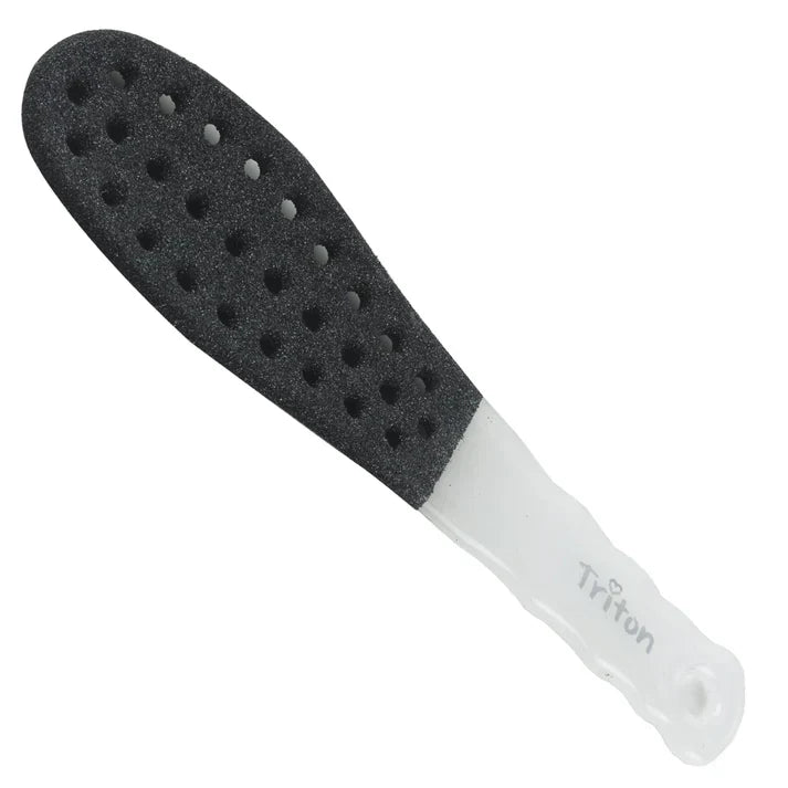 Triton TFS030 Emery Doited Dual Sided Foot Scraper Filer Callus Remover Pedicure Foot Scrubber - 1