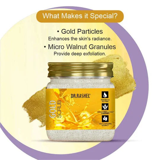 DR.RASHEL Gold Scrub - 380ml - 5