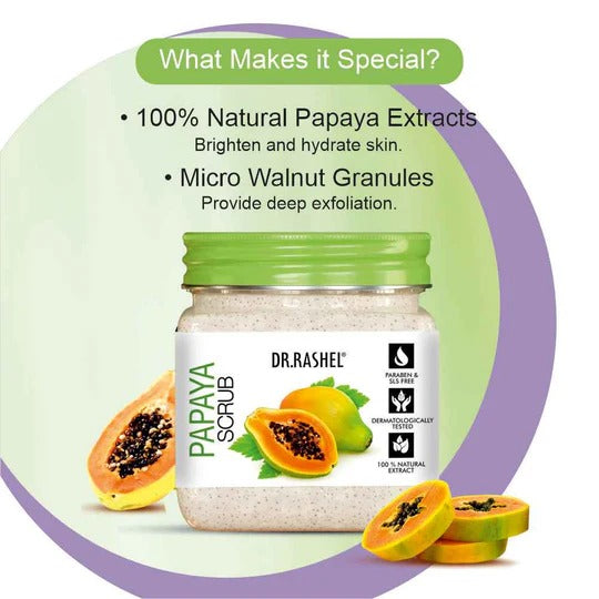 DR.RASHEL Papaya Scrub - 380ml - 5