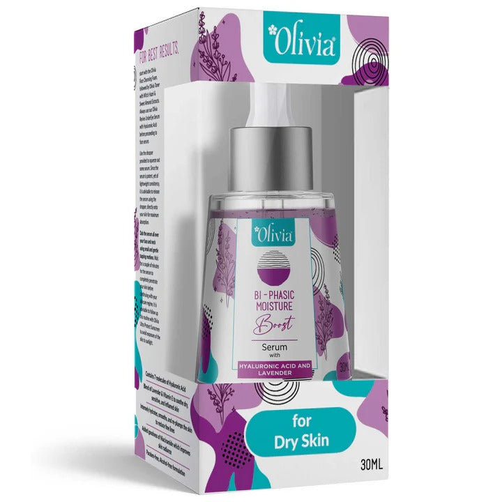 Bi-Phasic Moisture Boost Serum with Hyaluronic Acid & Lavender - 4