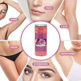 CEMA Beans Depilatory Strip less Used For Upper Lips Arms Legs Full Body, Pink Wax  (400 g) - 5