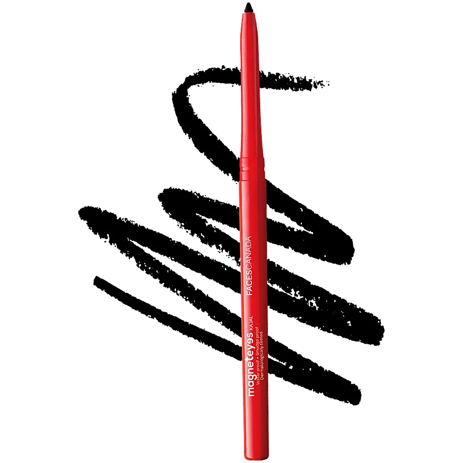 FACES CANADA Magnet Eyes Kajal - 24 Hours Stay, Smudge & Water Resistant - 1