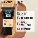 Maybelline New York Fit Me Matte + Poreless Liquid Foundation (220 Natural Beige, 128 Warm Nude) - 3