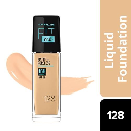 Maybelline New York Fit Me Matte + Poreless Liquid Foundation with Pump (Ivory, Nude Beige, Warm Nude, Natural Beige) - 3