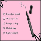 Dazller Waterproof Hi-Def Eyeliner + Eyebrow Pencil, 2 pcs Black - 3