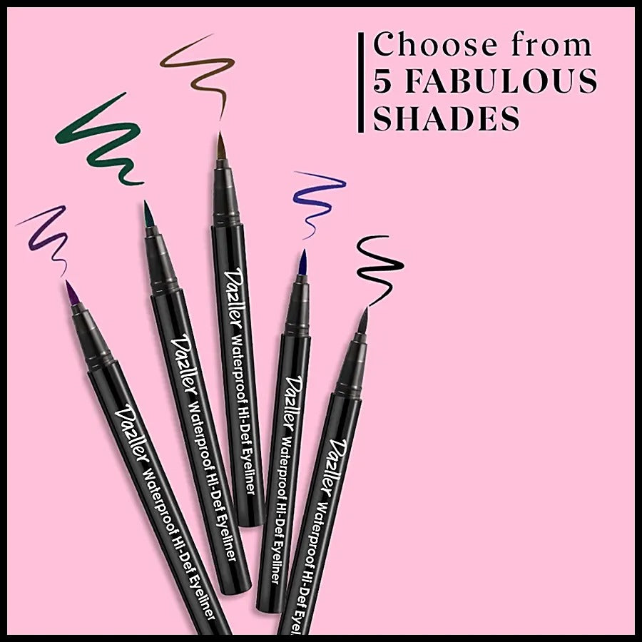 Dazller Waterproof Hi-Def Eyeliner Black - 5