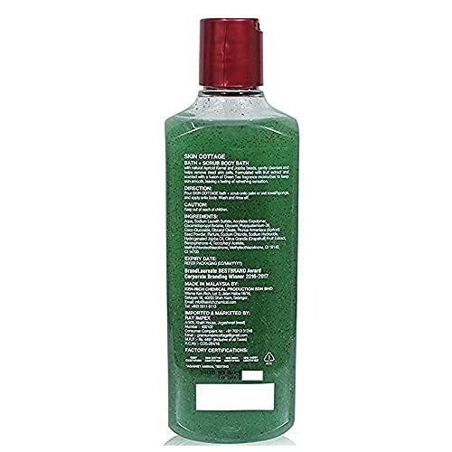 Skin Cottage Green Tea Body Bath + Scrub – 400ml - 4