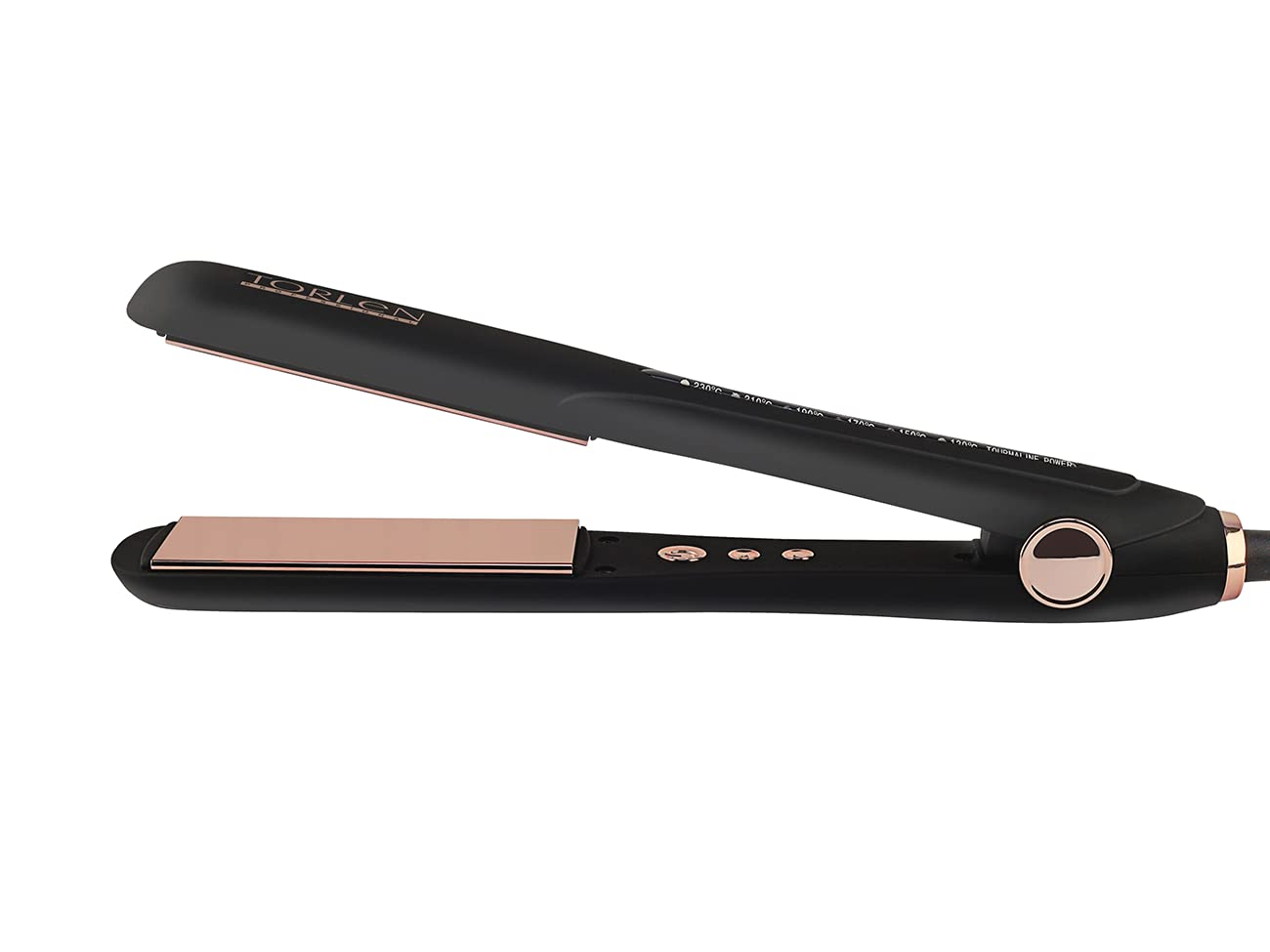 TORLEN Professional TOR 048 Hair Straightener with Copper Titanium Plates | Ultra quick Heat-Up & Adjustable Temperature 130 to 230 C | For Keratin & Rebonding - 3