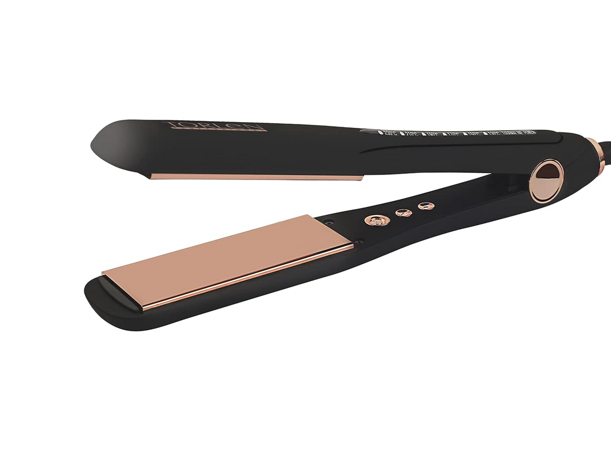 TORLEN Professional TOR 048 Hair Straightener with Copper Titanium Plates | Ultra quick Heat-Up & Adjustable Temperature 130 to 230 C | For Keratin & Rebonding - 1