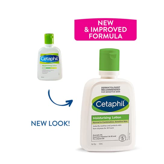 Cetaphil Moisturizing Lotion for Normal to Combination, Sensitive Skin with Niacinamide 100 ml - 3