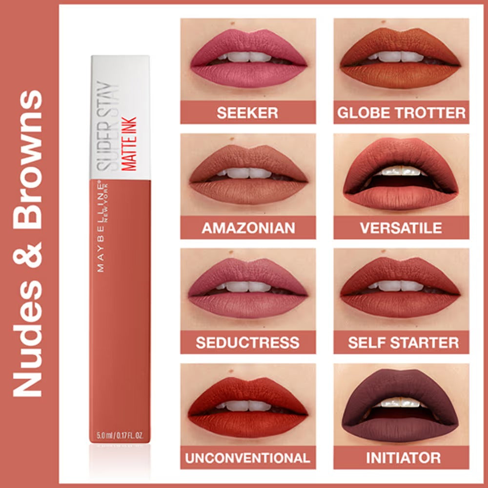 Maybelline Super Stay Matte Ink Liquid Lipstick - Top Shades (25-70-118) - 4