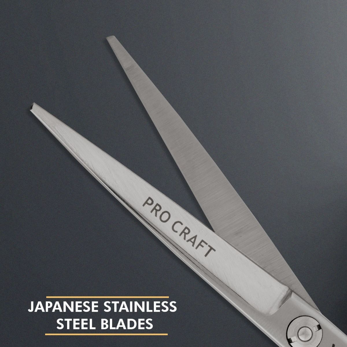 Vega Pro Craft 6" Silver line Hairdressing Scissor - 4