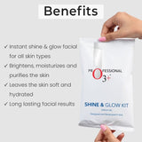 O3+ Shine & Glow Facial Kit For Instant Glow (32gm+6ml) - 3