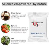 O3+ Shine & Glow Facial Kit For Instant Glow (32gm+6ml) - 4