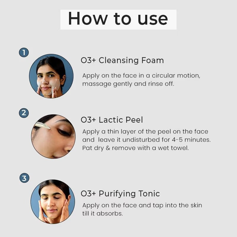 O3+ Shine & Glow Facial Kit For Instant Glow (32gm+6ml) - 5