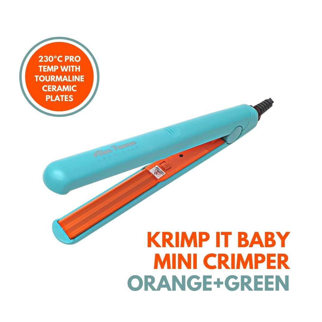 Alan Truman Krimp It Baby Mini Crimper - Orange & Green - 2