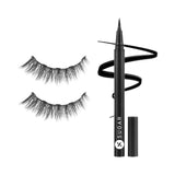 SUGAR Cosmetics Maximeyes Drama Magnetic Eyelashes & Eyeliner Powder - 01 Genuine - 1