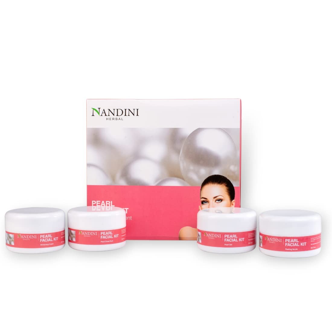 Nandini Herbal Pearl Facial Kit, 1700gm - 1