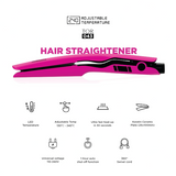 TORLEN PROFESSIONAL TOR 043 Hair Straightener - Advanced Keratin Ceramic Floating Plates For Long Thick hair | Ultra quick Heat-Up & Adjustable Temperature 130 to 240 C | For Keratin & Rebonding - 3