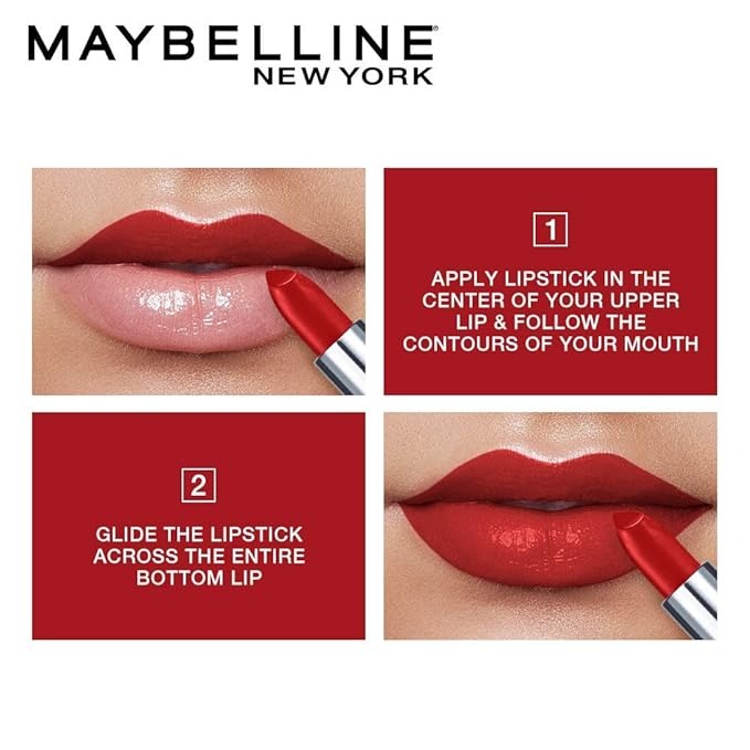 Maybelline New York Color Sensational Creamy Matte Lipstick Collection Shade(500-817) - 16