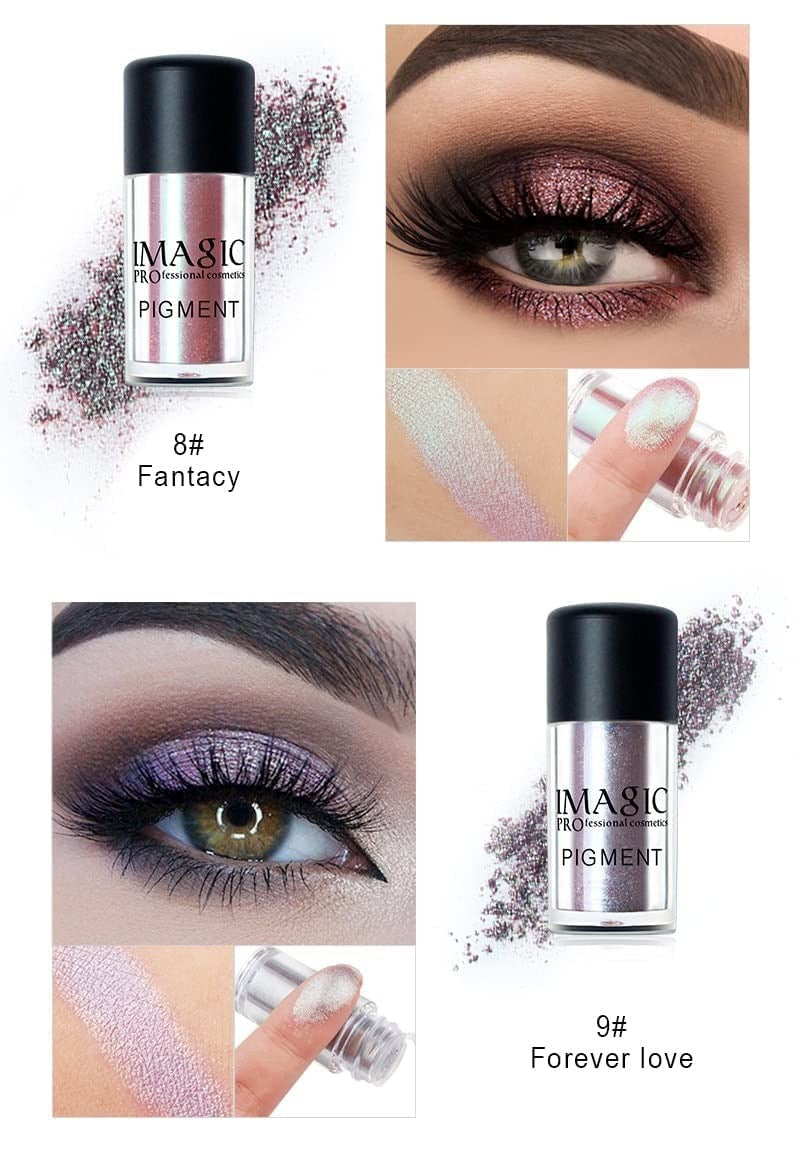 COSLUXE IMAGIC Professional Glitter Eyeshadow Metallic Loose Powder Pigment (P2-P9) - 7