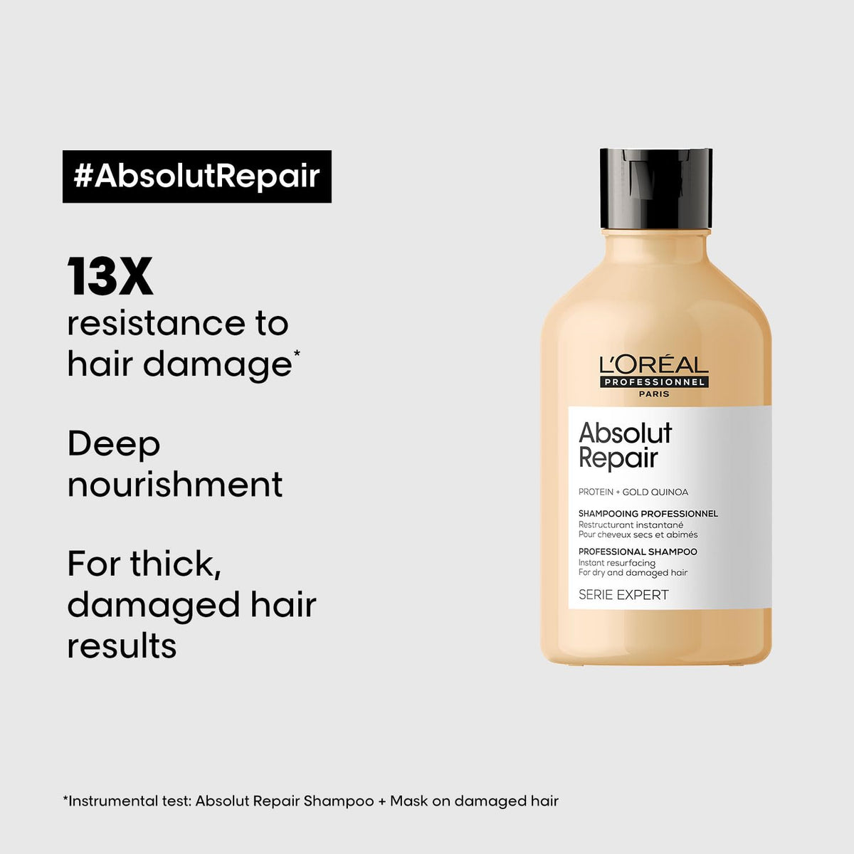 L'OREAL PROFESSIONNEL PARIS Absolut Repair Shampoo 300ML - 2