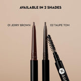 SUGAR Cosmetics Arch Arrival Micro Brow Pencil (01 Jerry Brown, 02 Taupe Tom) - 3