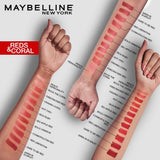 Maybelline New York Color Sensational Creamy Matte Lipstick Collection Shade(500-817) - 17