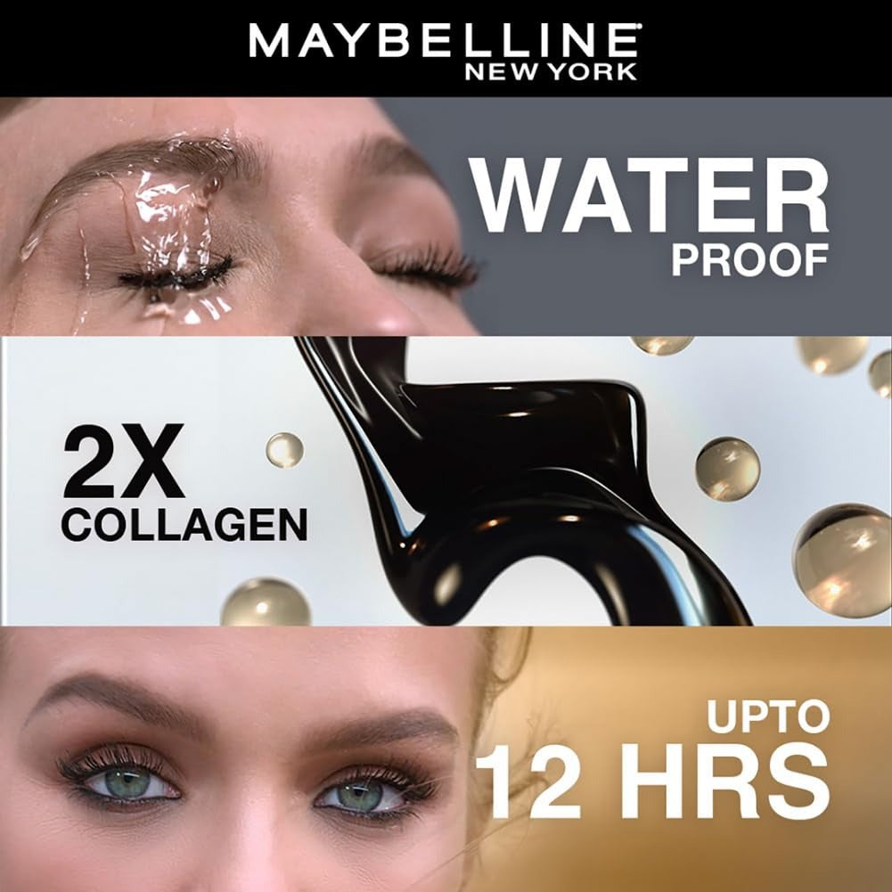 Maybelline New York Volume Express Colossal Mascara - Waterproof, Black, 10 ml - 5
