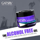 Gatsby Styling Gel Ultra Hold | Alcohol Free - 300 g - 3