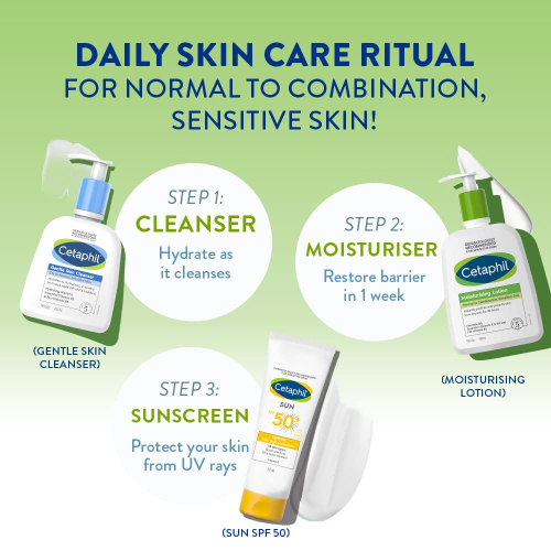 Cetaphil Moisturising Lotion For Face & Body, Normal To Dry Skin, 500 ML - 3