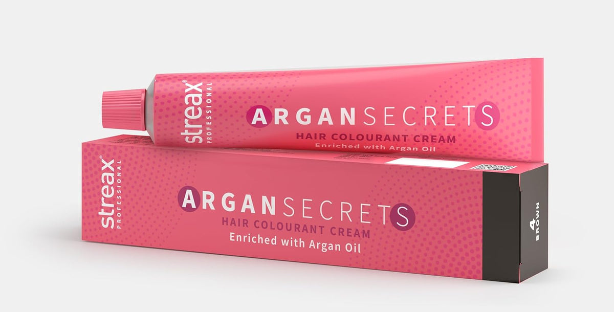 Streax Professional Argan Secrets Hair Colourant Cream - Dark Brown 3 (60gm) - 1