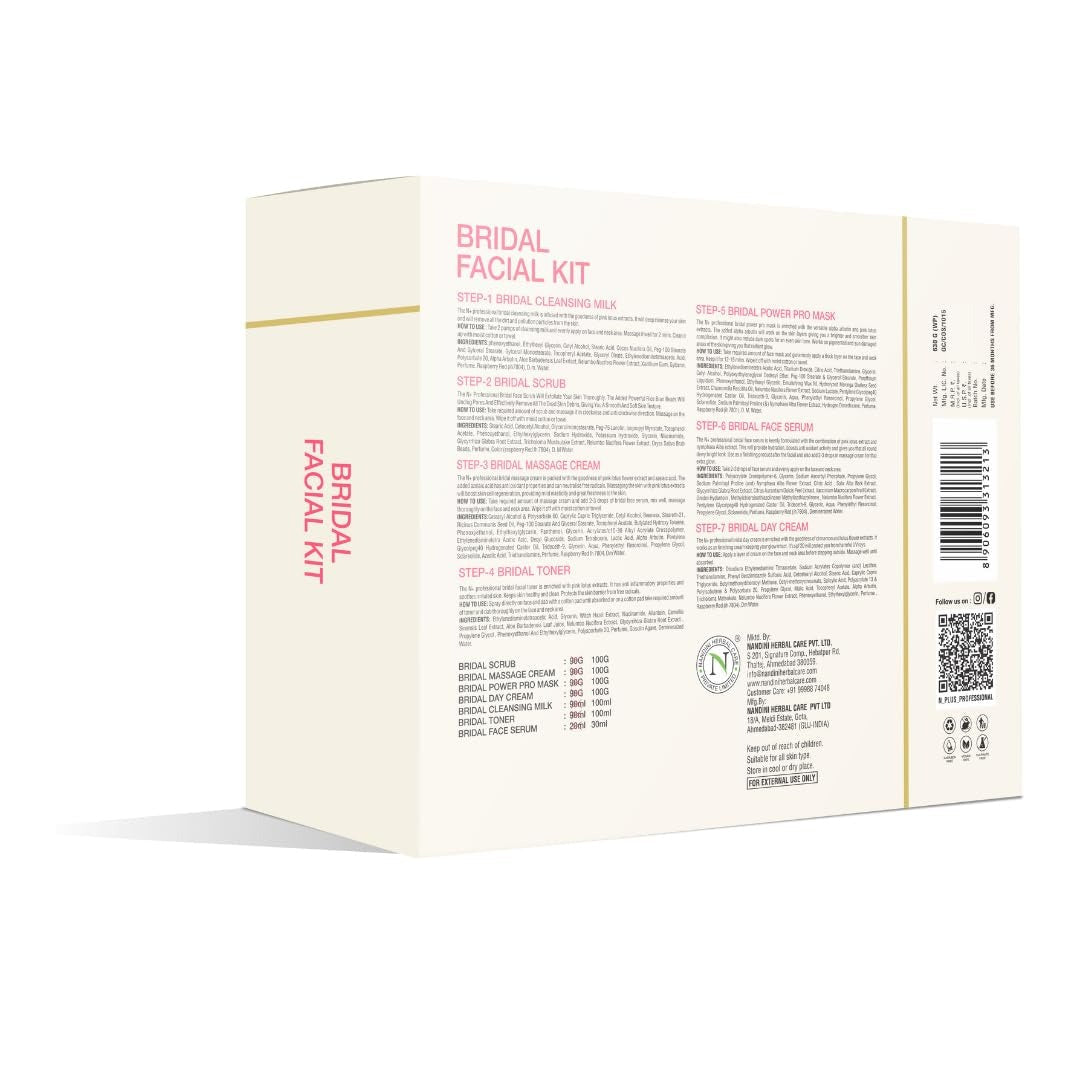 Bridal Facial Kit, Enriched with Pink Lotus Extracts, Hyaluronic Acid & Azelaic Acid - 3