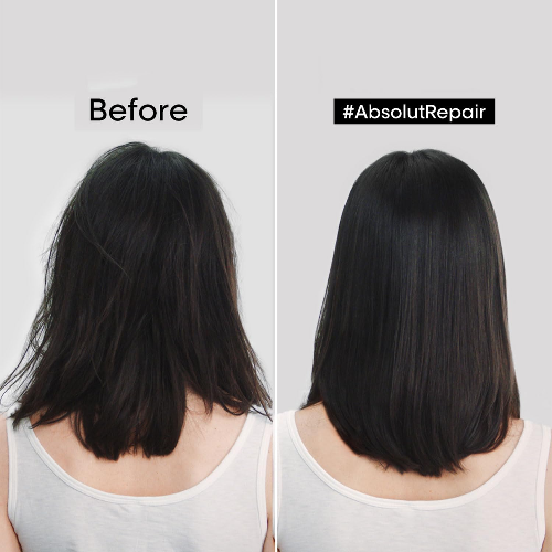L'Oreal Professionnel Serie Expert Absolut Repair Hair Mask with Protein and Gold Quinoa (250gm) - 4