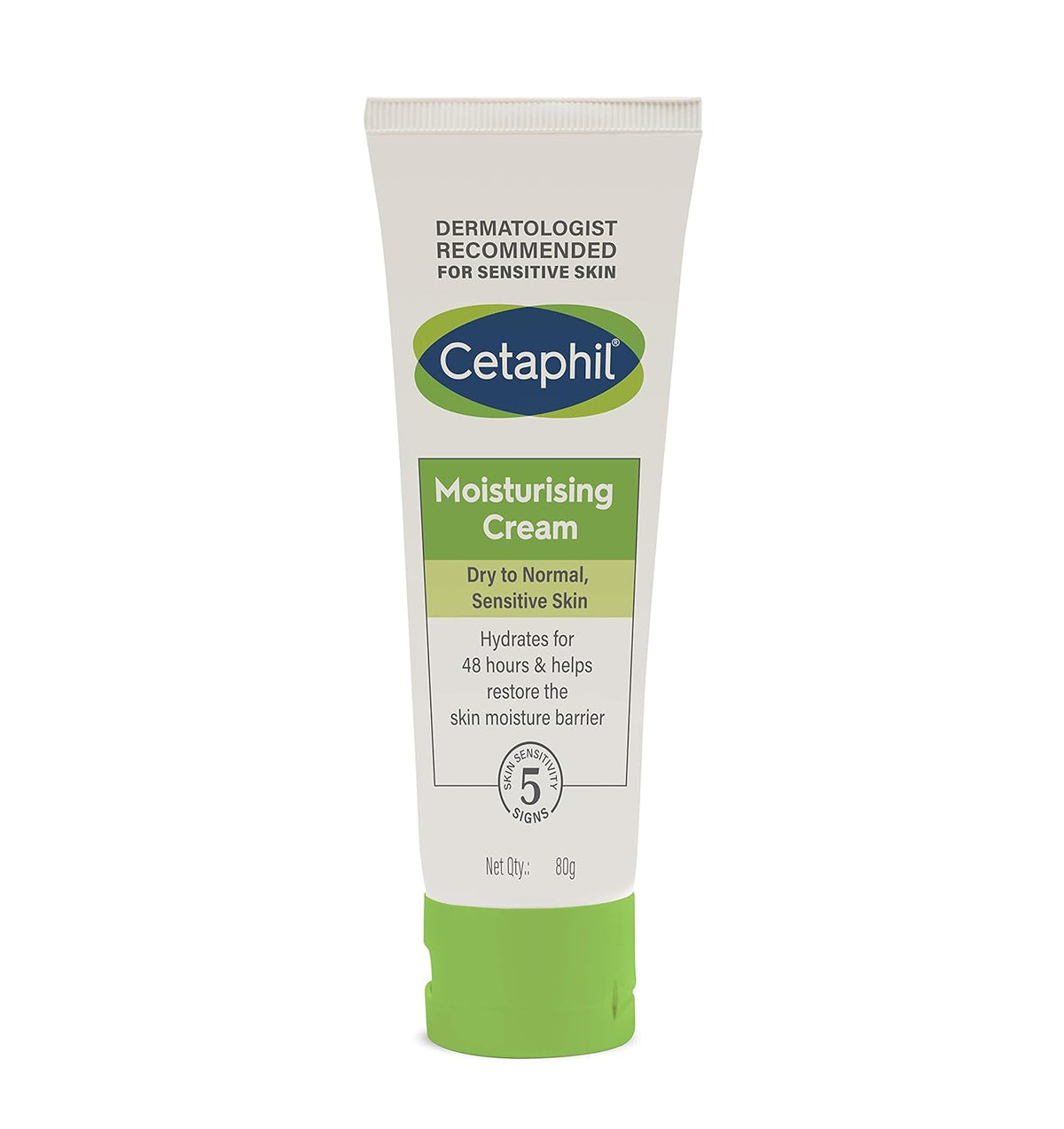 Cetaphil Moisturising Cream for Face & Body, Dry to Normal skin, 80 gm - 1