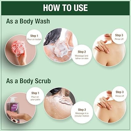 Skin Cottage Green Tea Body Bath + Scrub – 400ml - 3