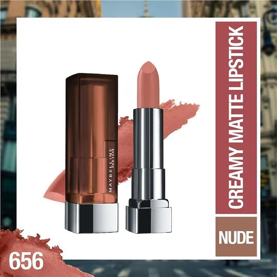 Maybelline New York Color Sensational Creamy Matte Lipstick Collection Shade(500-817) - 8