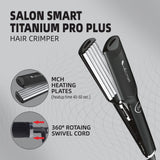 Hector Professional Titanium Pro Plus Hair Crimper – 240g - 5